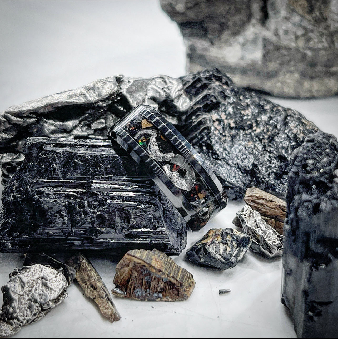 Titan of Time — Tyrannosaurus Tooth and Bone Ring