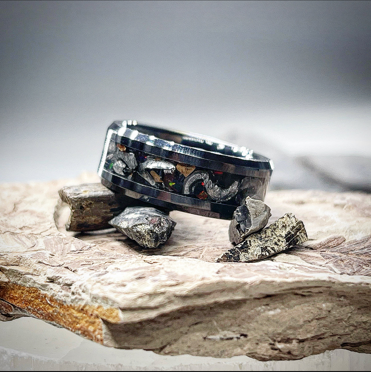 Titan of Time — Tyrannosaurus Tooth and Bone Ring