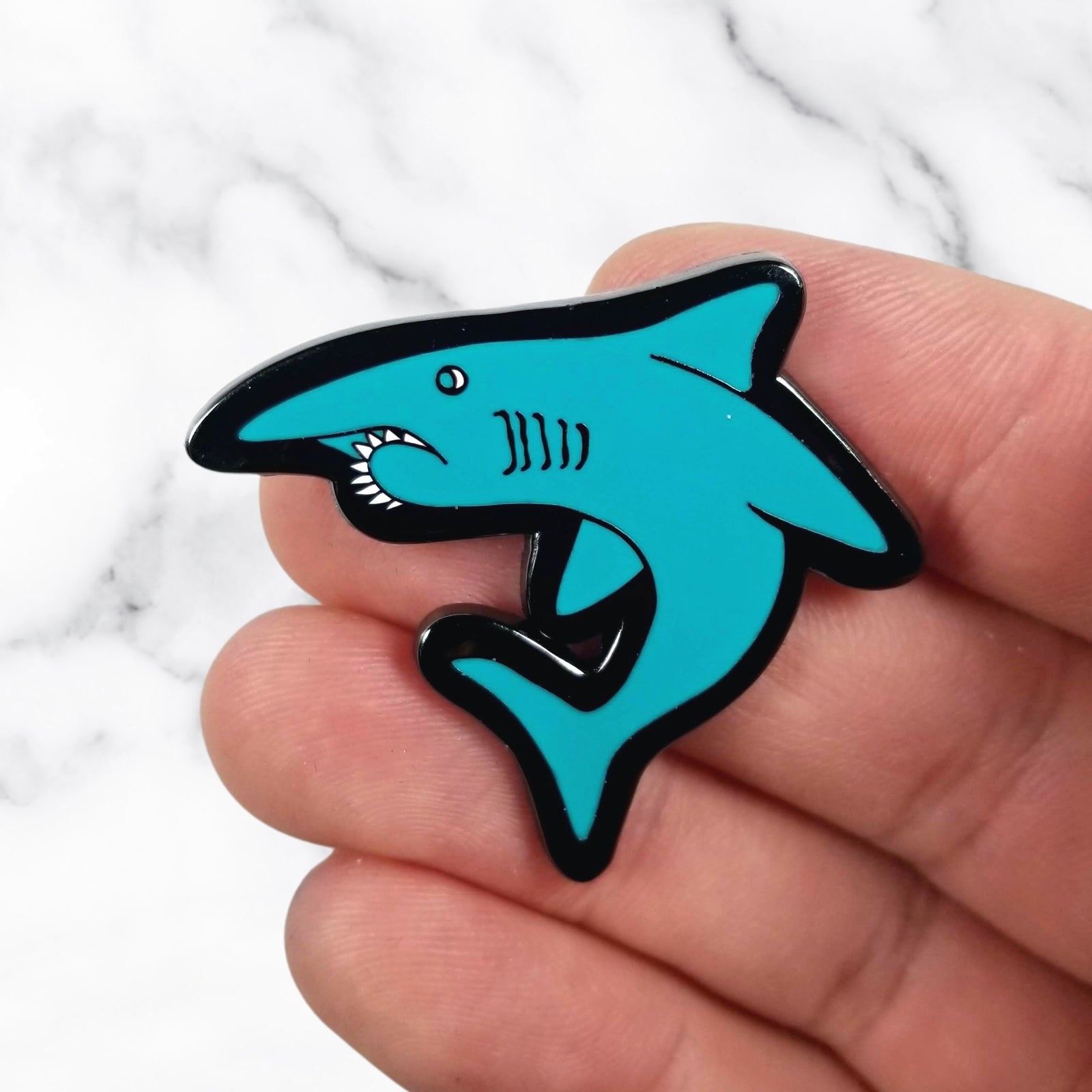 Helicoprion Enamel Pin