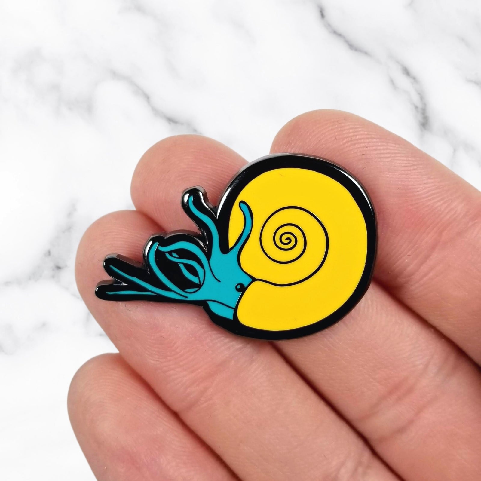 Ammonite Enamel Pin
